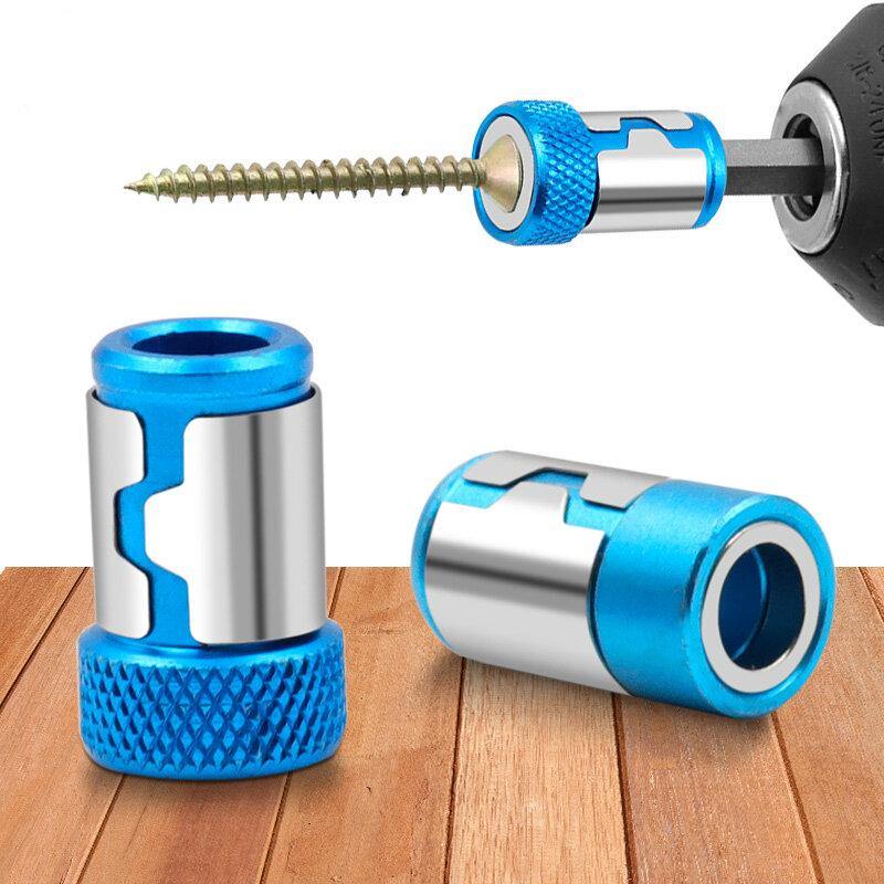Universal Magnetic Ring 1/4 Inch Full Metal Screwdriver Bit Magnetic Ring For 6.35mm Shank Anti-corrosion Drill Bit Magnet Powerful Ring - MRSLM
