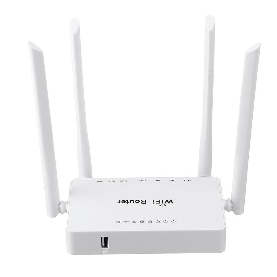 Cioswi we1626 Wireless WiFi Router 5Port 300Mbps 600MHz MT7620N Chipset USB Signal Repeater with OpenWrt Router - MRSLM