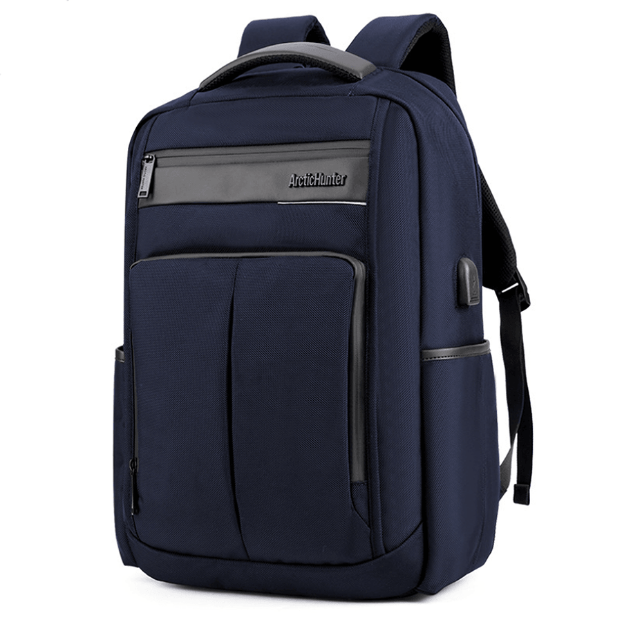 18 Inch Backpack USB Charging Laptop Bag Mens Shoulder Bag Business Casual Travel Schoolbag B00121C - MRSLM