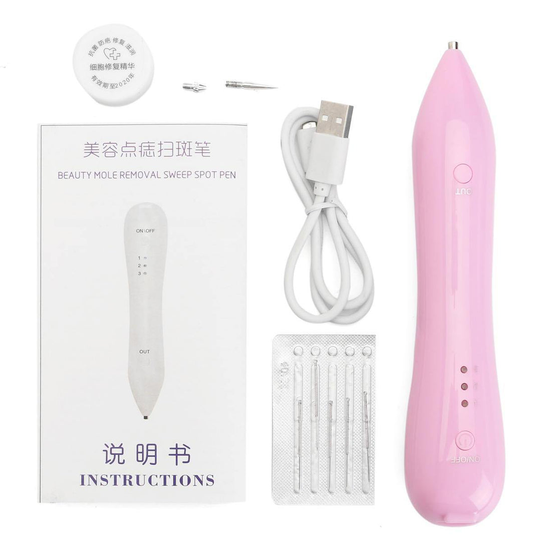Pink Household Freckle Laser Spot Laser Mole Removal Machine Rechargeable Beauty Tool Facial Skin - MRSLM