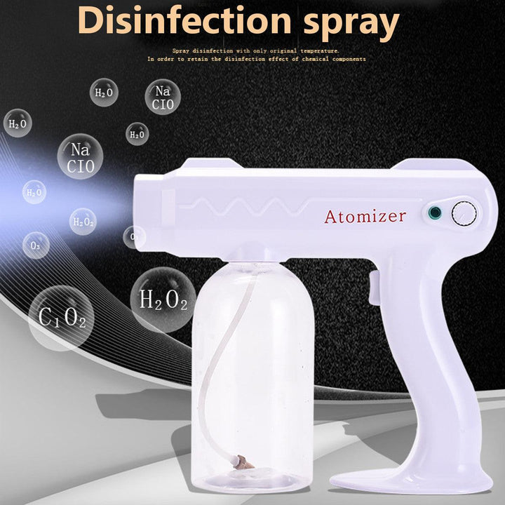 800ML Bluu-ray Nano Steam Sterilization Spray Wireless Machine Disinfection Handheld Lithium Battery Fog Machine Hair Care Tools - MRSLM
