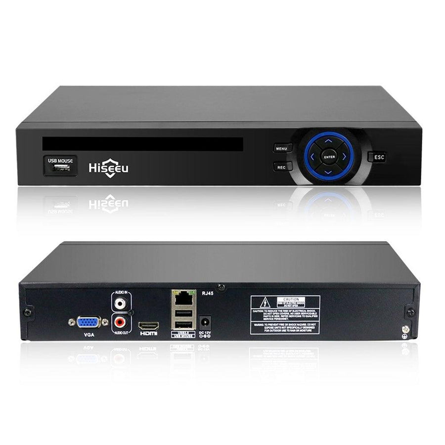 Hiseeu 32CH 2HDD 5MP 1080P 4K CCTV H.265 NVR DVR Network Video Recorder ONVIF for IP P2P2 SATA Camera - MRSLM