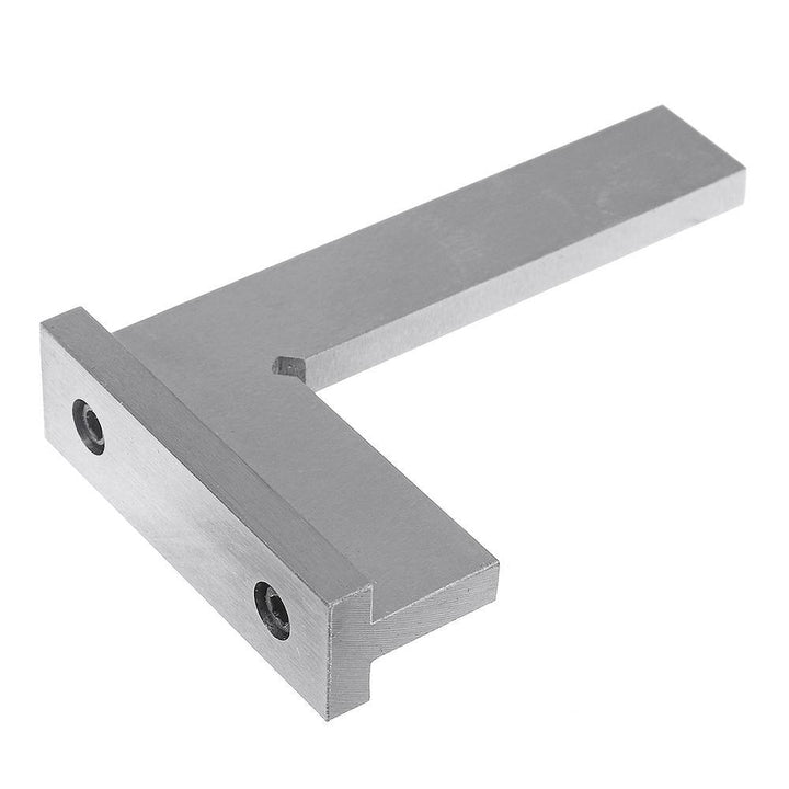 Machinist Square 90º Right Angle Engineer Carpenter Square with Seat Precision Ground Steel Hardened Angle Ruler - MRSLM