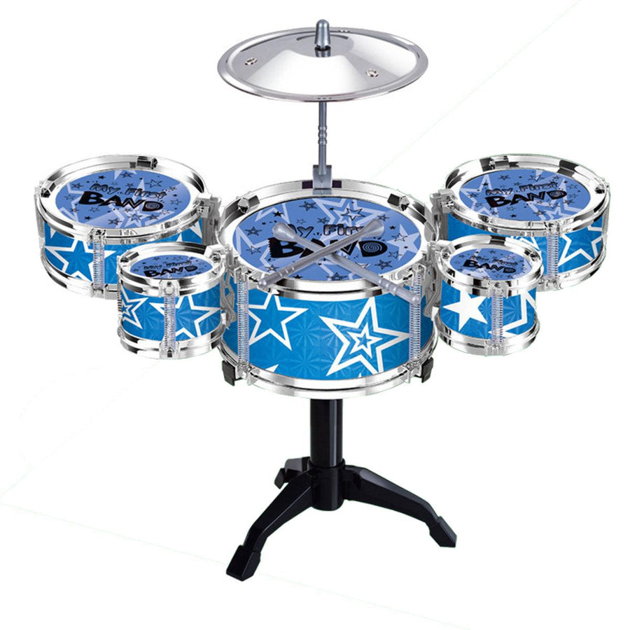 Mini Jazz Drum Rock Kids Education Percussion Musical Instrument Fun Toy Gift - MRSLM